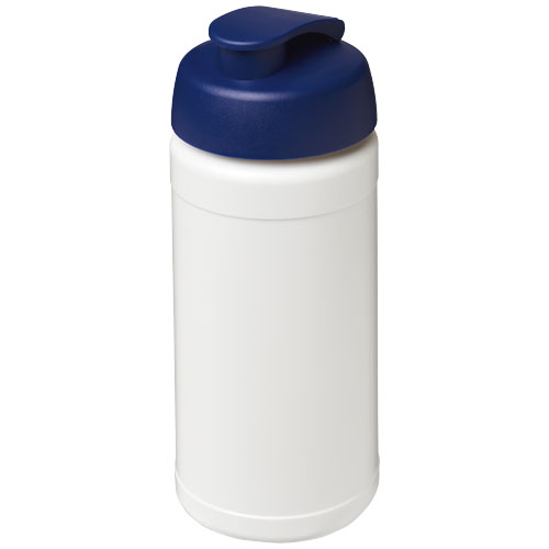 Baseline 500 ml recycelte Sportflasche mit Klappdeckel 